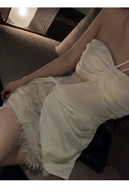 25Oct. 小個子辣妹裙 性感純慾蕾絲小禮服