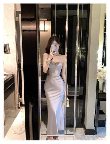 25Oct. Y*L重磅秀款緞面手縫花連身裙