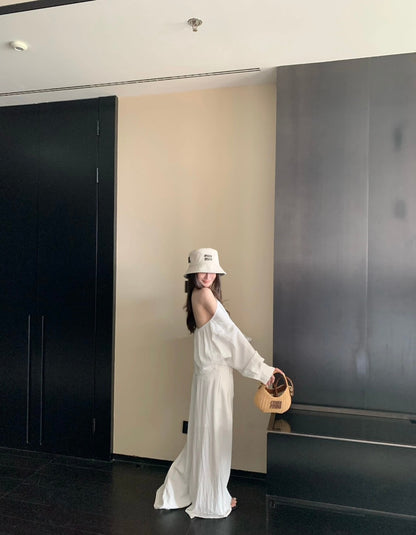 25Oct. 鏡頭焦點 氣質交叉挖背上衣/呼吸空氣棉闊腿褲