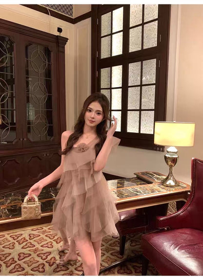 25Oct. 心動muse 滿分氛圍漸變花紗生日裙