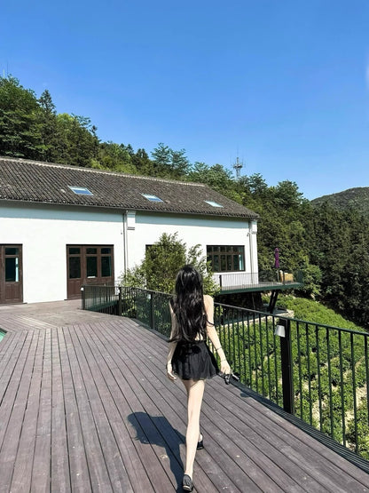 25Oct. 純慾雙生浪漫戰袍 蕾絲情書3件套 黑